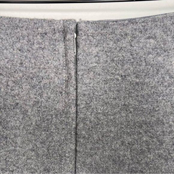 Madewell Grey Wool Mini Skirt Size 4 - Picture 5 of 8